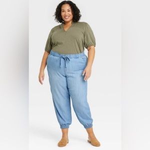 Women's Mid-Rise Jogger Pants - Knox Rose (Size 2X) New- MSRP $29.99